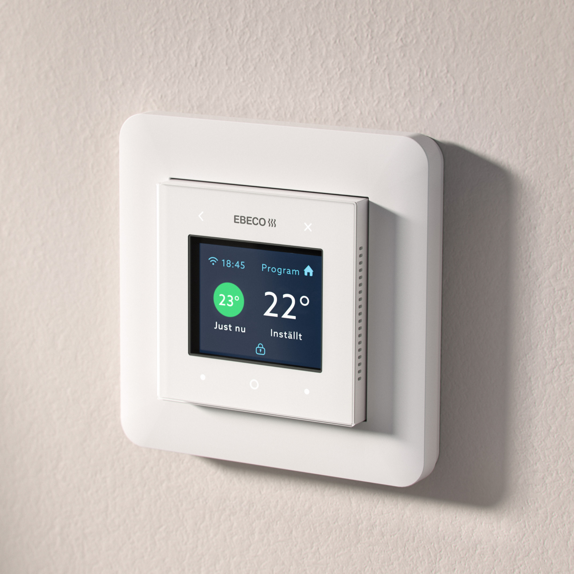 Ebeco EB-Therm 500 – Golvvärmetermostat + WiFi-modul